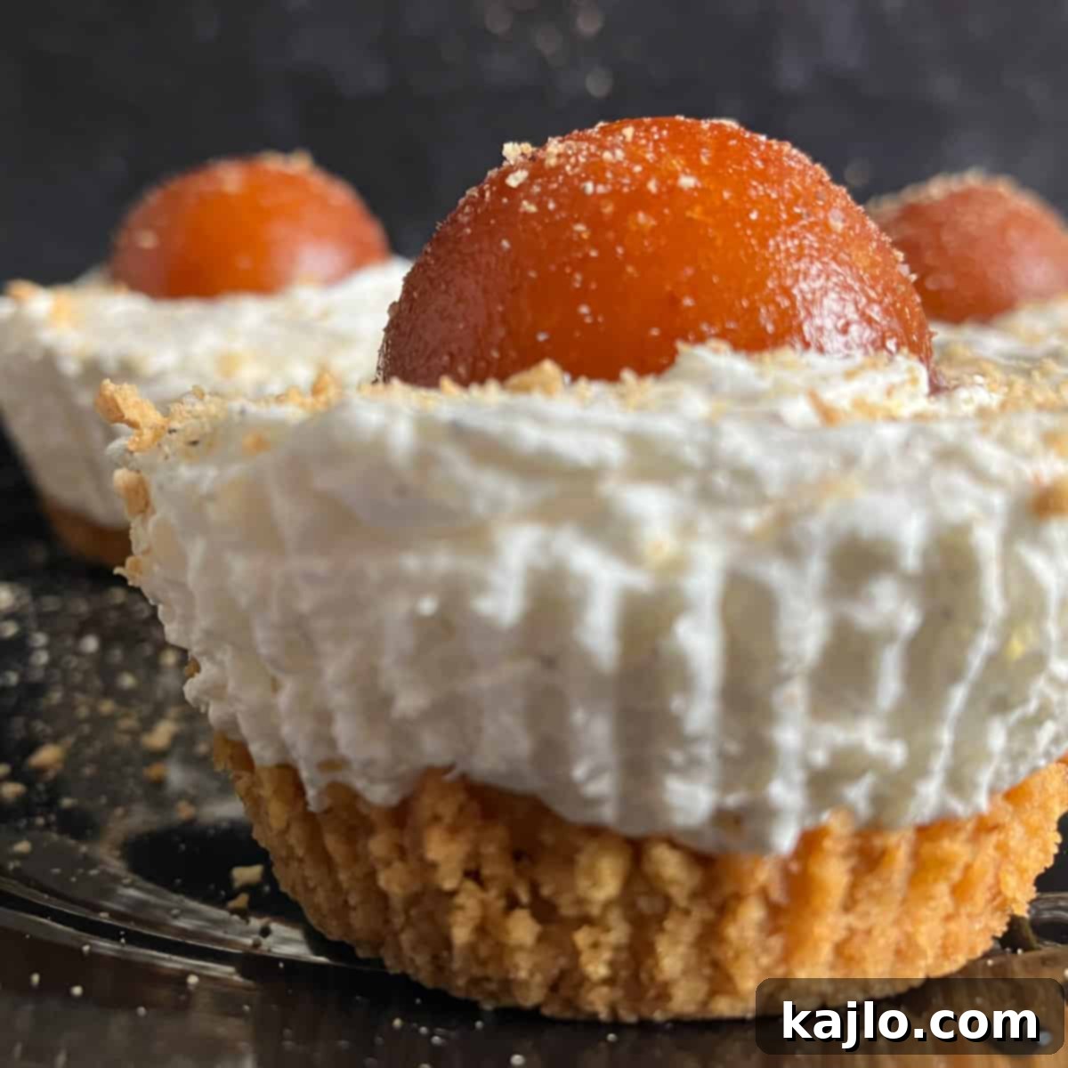 Decadent Gulab Jamun Cheesecake Eggless No Bake Or Baked 1 featured 10456