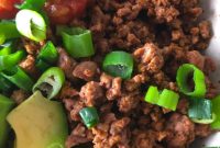 Air Fryer Ground Beef Tacos