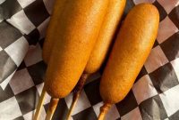 Perfectly Golden Gluten Free Corn Dogs in the Air Fryer