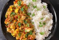 Spiced Egg Keema and Vegetable Curry