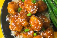 Crispy Orange Marmalade Air Fryer Chicken