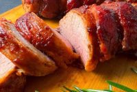 Perfect Air Fryer Bacon Wrapped Pork Tenderloin