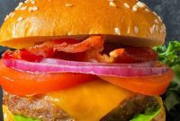 Air Fryer Bison Burgers Great for Beef Patties