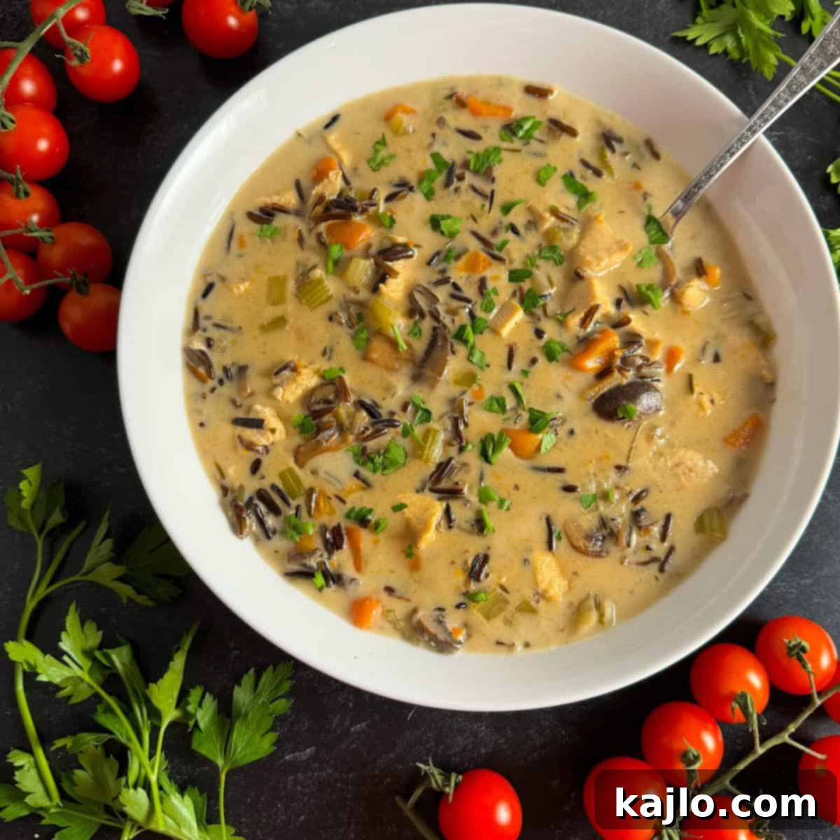 Instant Pot and Slow Cooker Turkey Wild Rice Soup 1 featured 2203