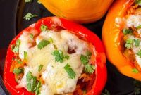 Perfect Stuffed Bell Peppers Air Fried or Baked