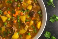 Hearty Pressure Cooker Beef and Vegetable Soup
