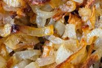 Air Fried Onions Sautéed Crispy Caramelized