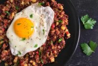 Crispy Canned Corned Beef Hash Perfected in Air Fryer or Skillet