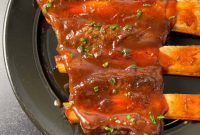 Tender Oven BBQ Beef Chuck Riblets