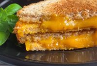 Quick Microwave Grilled Cheese