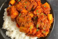 Authentic Jamaican Curried Oxtail
