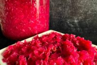 Vibrant Red Cabbage Sauerkraut Made Easy