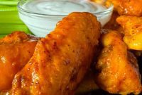 Crispy Air Fryer Buffalo Wings