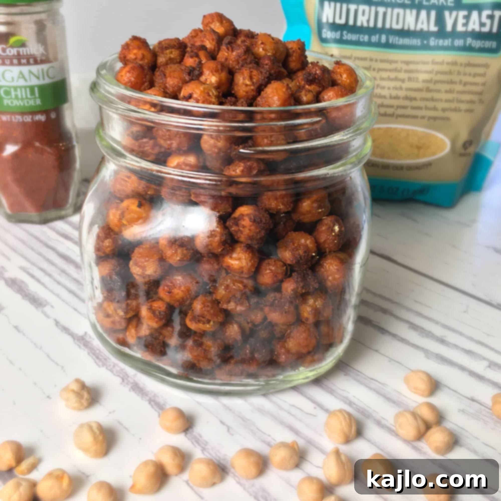 Crunchy Air Fryer Chickpea Snacks 1 featured 4334