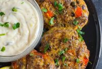 Crispy Air Fryer Keto Sardine Patties