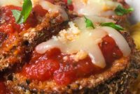 Crispy Air Fryer Eggplant Parmesan
