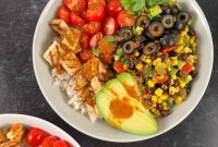 High Protein Mexican Tofu Power Bowl