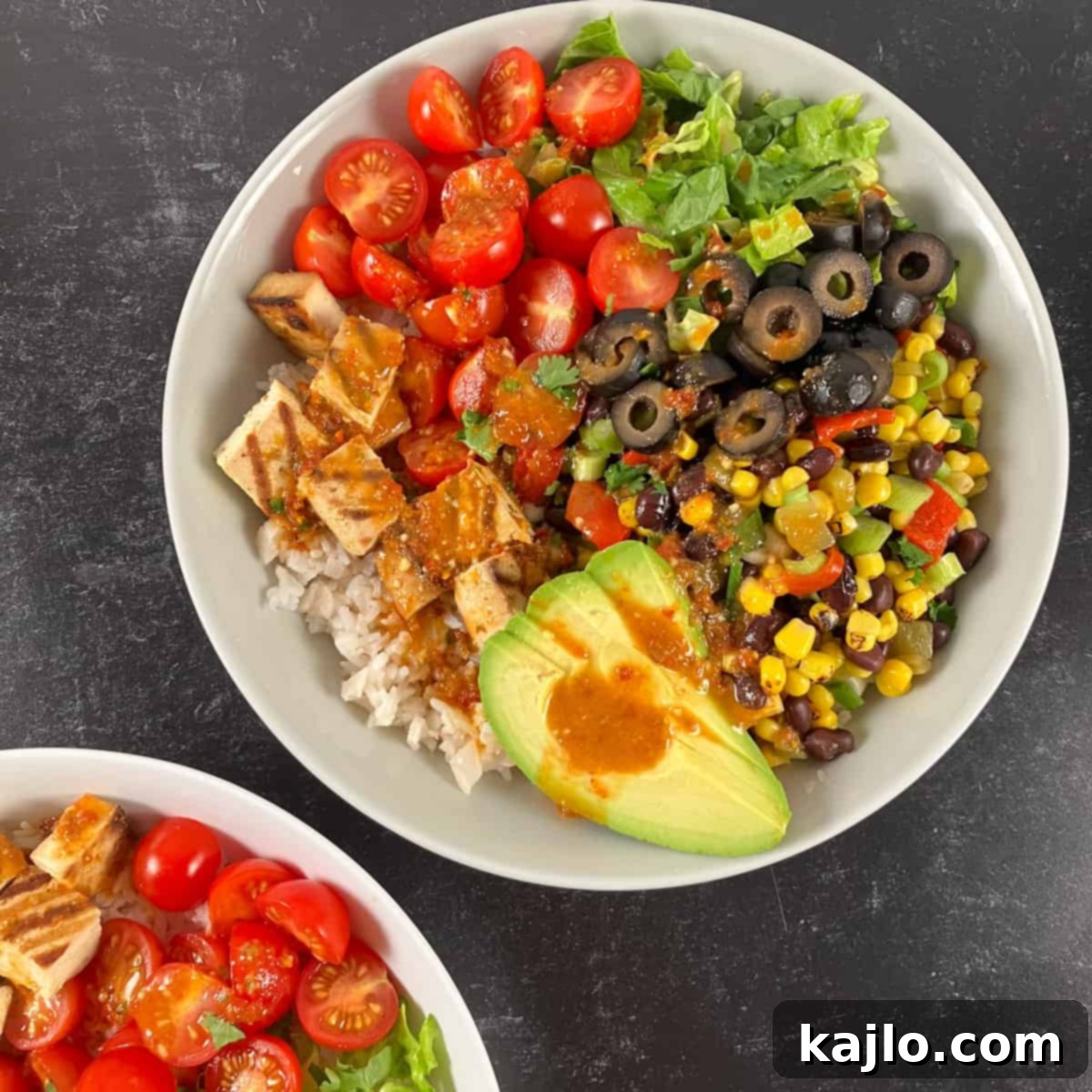 High Protein Mexican Tofu Power Bowl 1 featured 6535