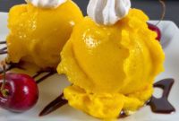 Creamy Sugar Free Mango Nice Cream