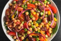 Vegan Spinach Salad Drizzled with Balsamic