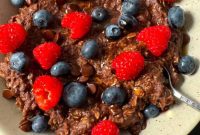 Çikolatalı Kabaklı Yulaf Ezmesi Lezzeti