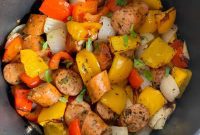 Air Fried Italian Sausage and Peppers