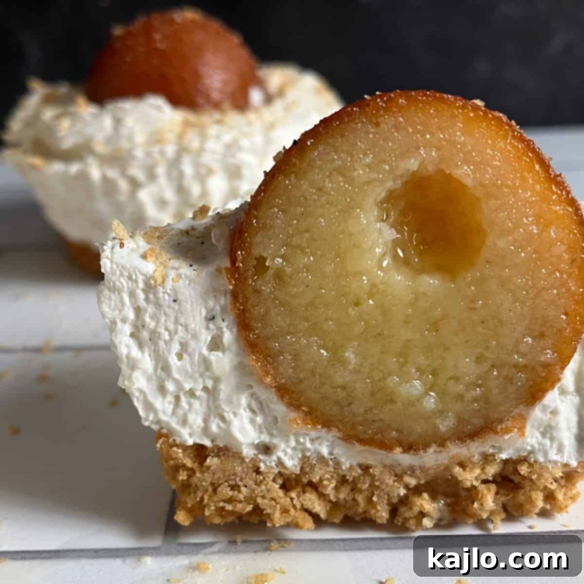 Decadent Gulab Jamun Cheesecake Eggless No Bake Or Baked 8 cheesecake gulab jamun
