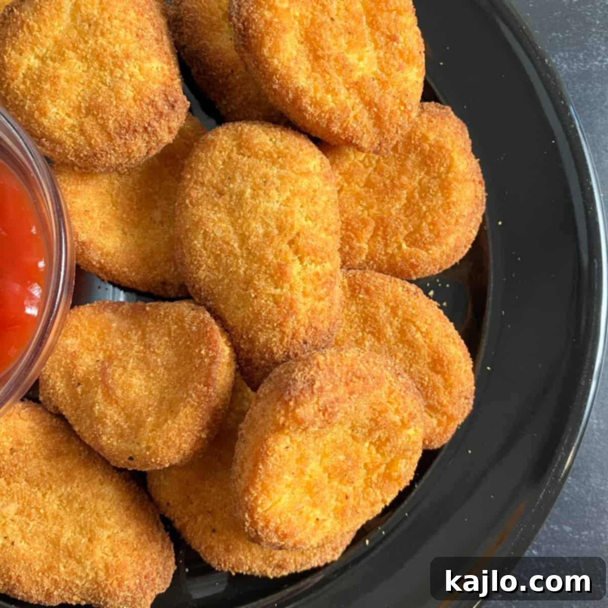 Crispy Air Fryer Chicken Nuggets 2 Crispy Air Fryer Frozen Chicken Nuggets ready to eat