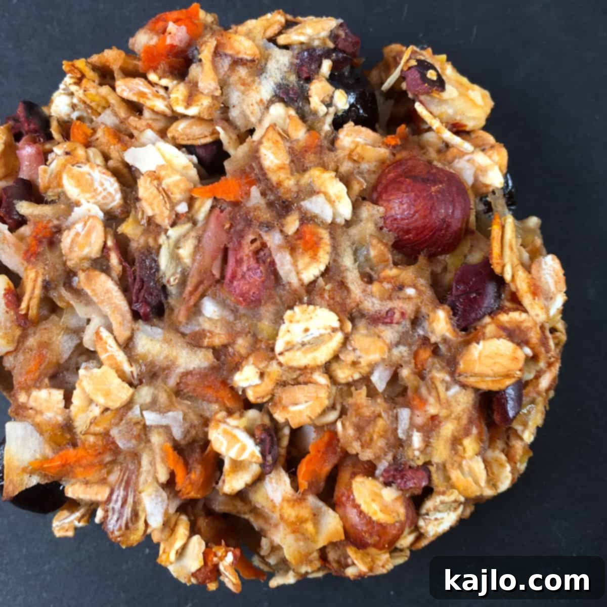 A delicious, healthy banana cookie, perfect for a vegan breakfast or snack.