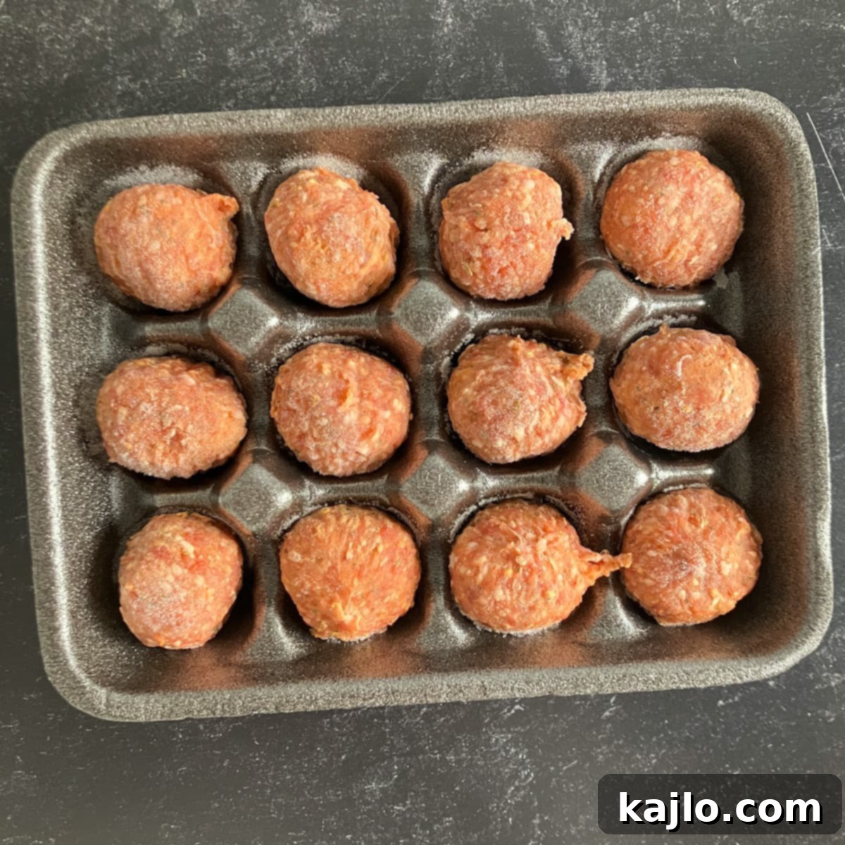 How to Air Fry Frozen Raw Meatballs 6 frozen raw meatballs