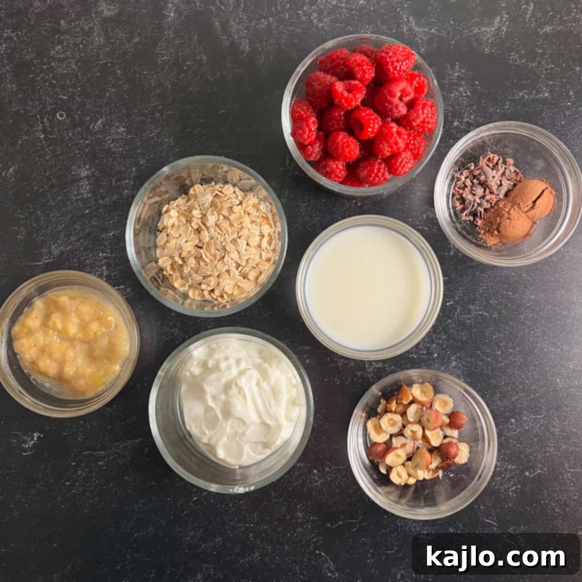 Naturally Protein-Packed Overnight Oats 3 overnight proats ingredients
