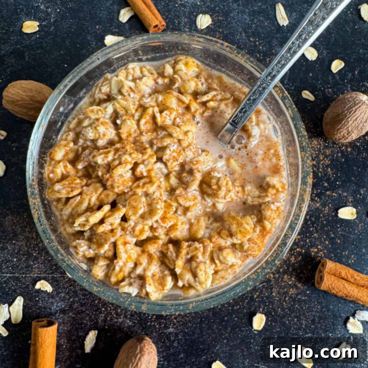 cinnamon spice overnight oats