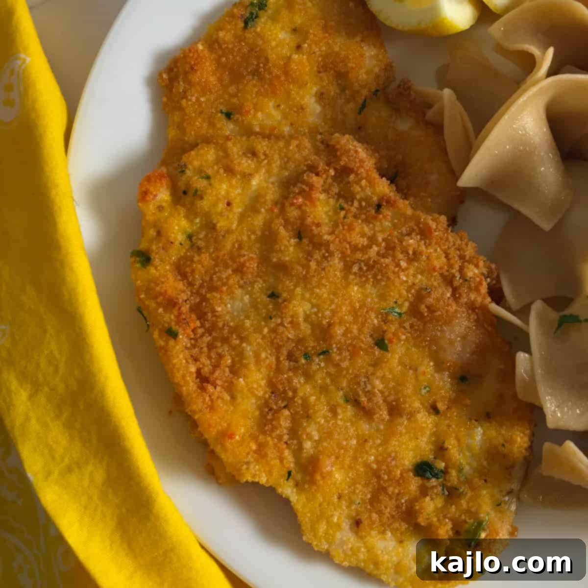 Quick Crispy Air Fryer Keto Chicken Schnitzel 4 air fryer chicken schnitzel