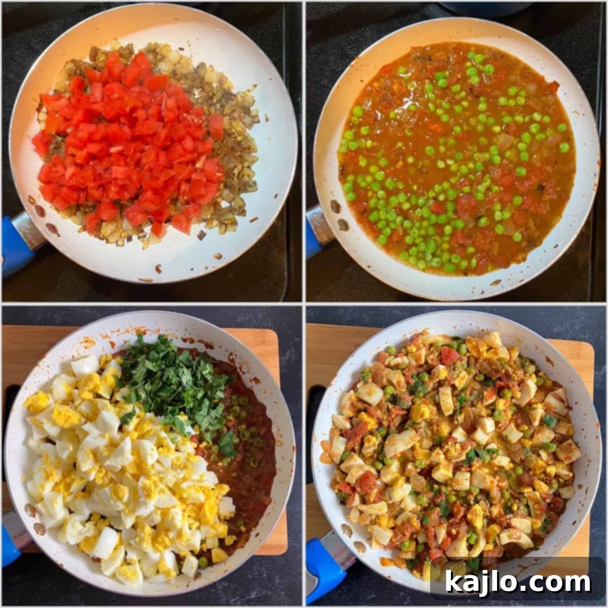 Spiced Egg Keema and Vegetable Curry 5 How to sauté onions for Egg Keema