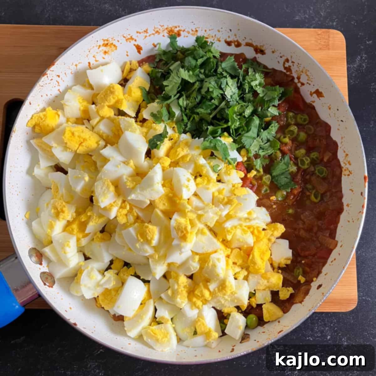 Spiced Egg Keema and Vegetable Curry 7 How to make egg curry, a healthy and delicious meal.