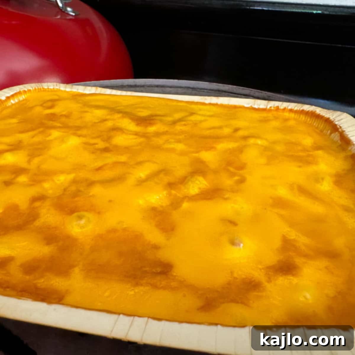 The Ultimate Smoked Stouffer's Mac and Cheese 7 Smoked mac and cheese, perfectly cooked and ready to serve.