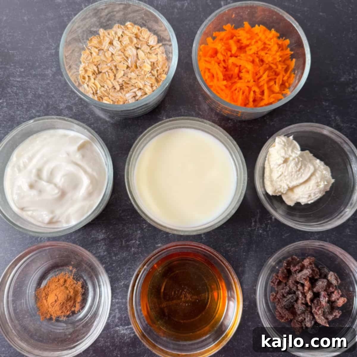 Overnight Oats for Weight Gain Ingredients