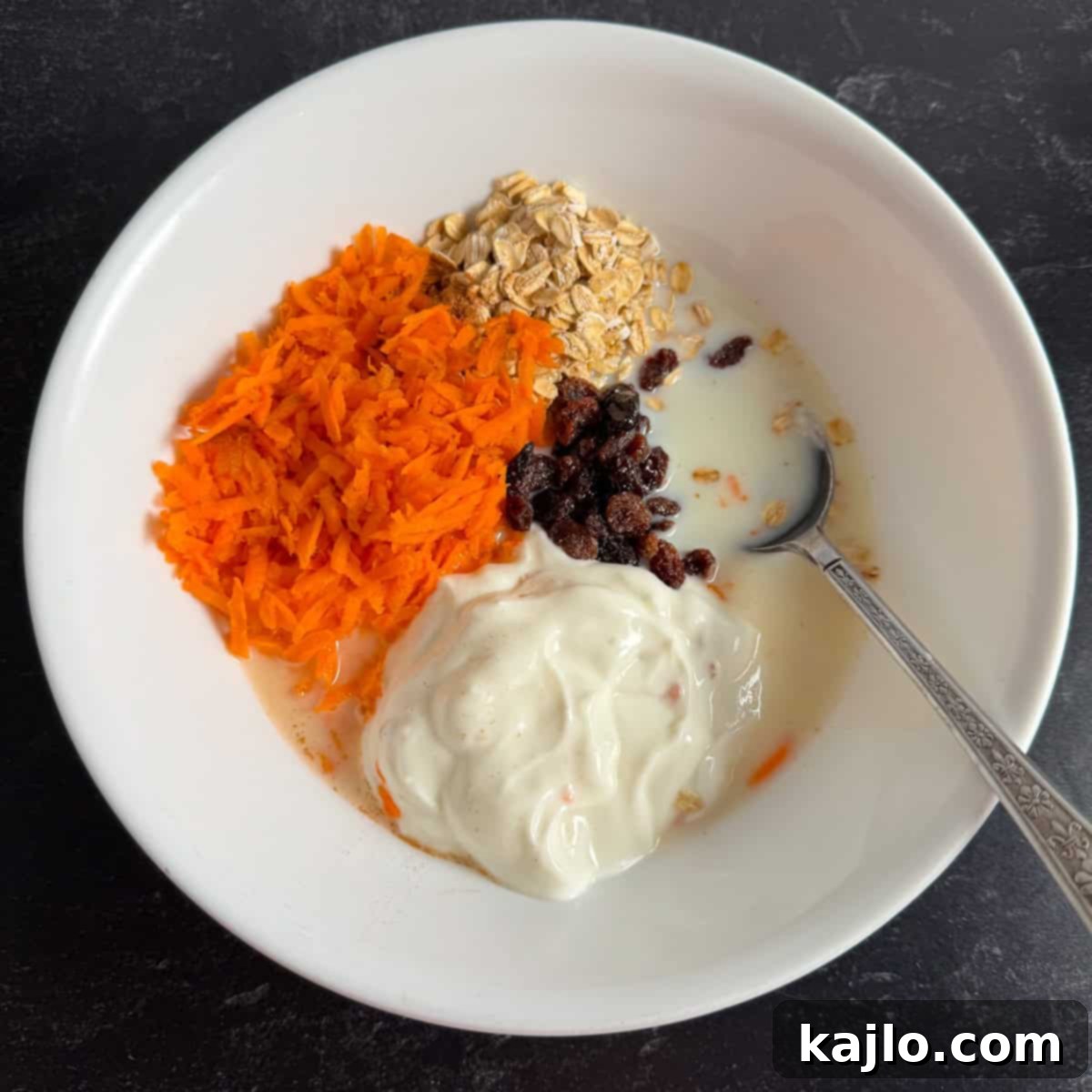 How to mix high calorie overnight oats