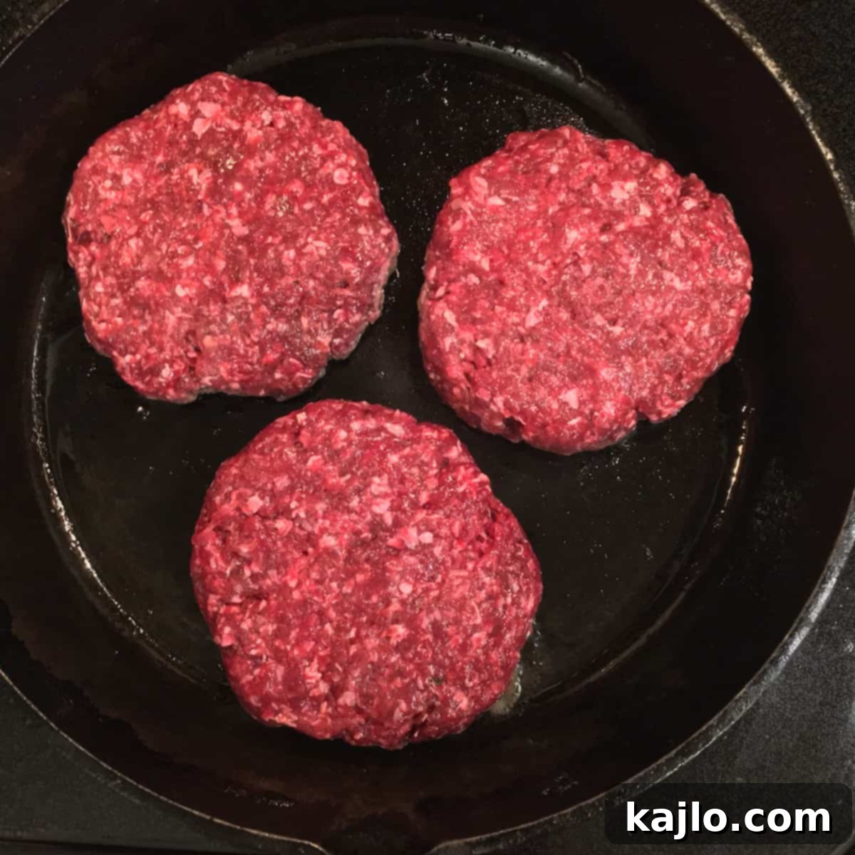 Crafting the Perfect Juicy Elk Burger 3 cooking elk burgers