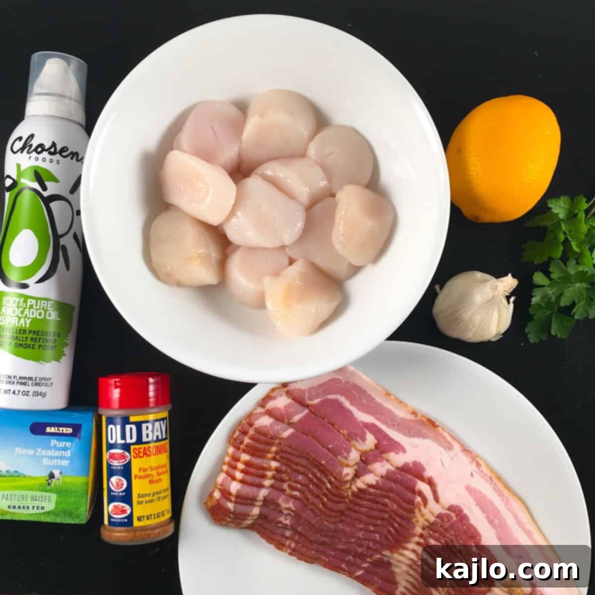 Restaurant-Quality Air Fryer Scallops 4 air fryer scallops ingredients