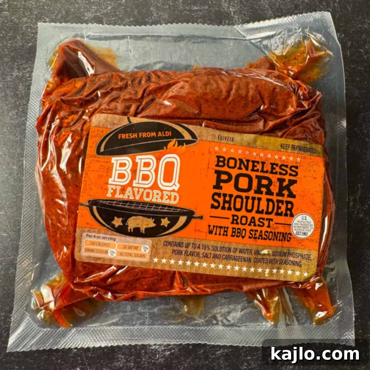 pork shoulder before seasoning