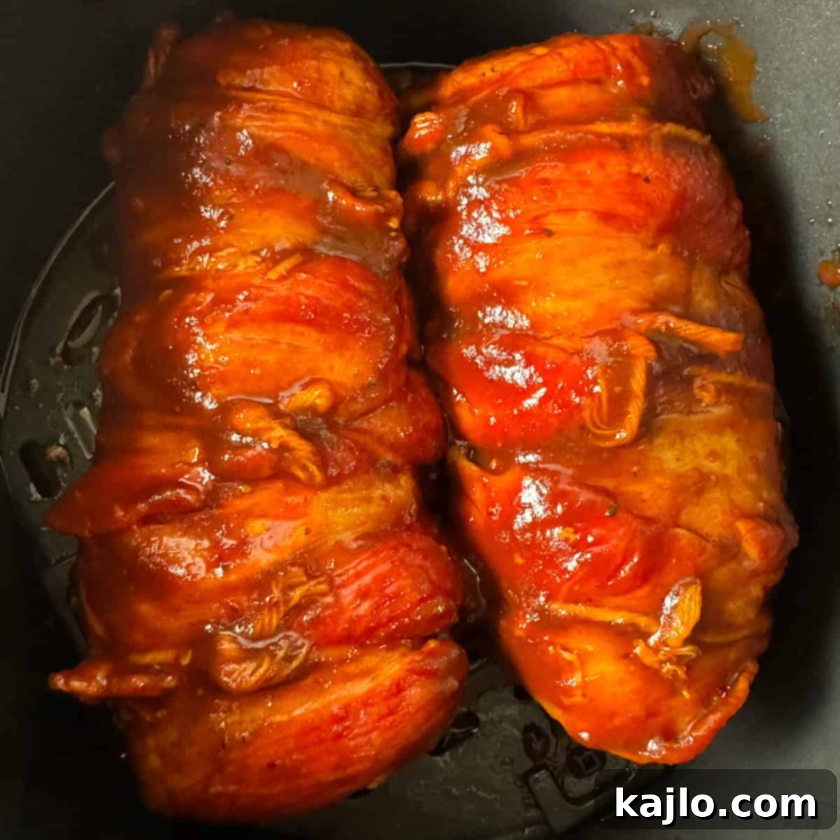 Perfect Air Fryer Bacon Wrapped Pork Tenderloin 8 air fryer pork armadillo