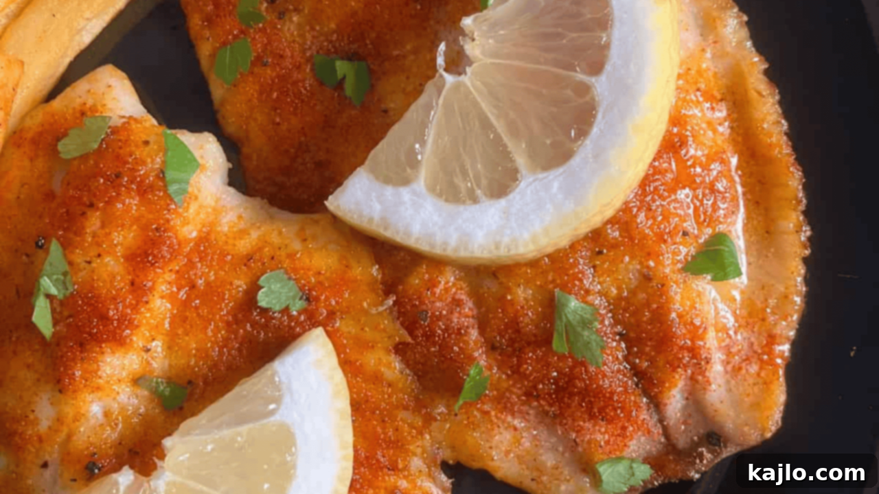 Air fryer frozen tilapia, seasoned perfectly for a quick and healthy meal without thawing.