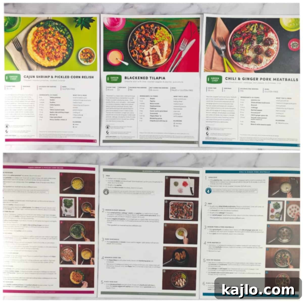 Green Chef vs Hello Fresh 2025 Review Cost Menu and More 4 green chef recipe cards