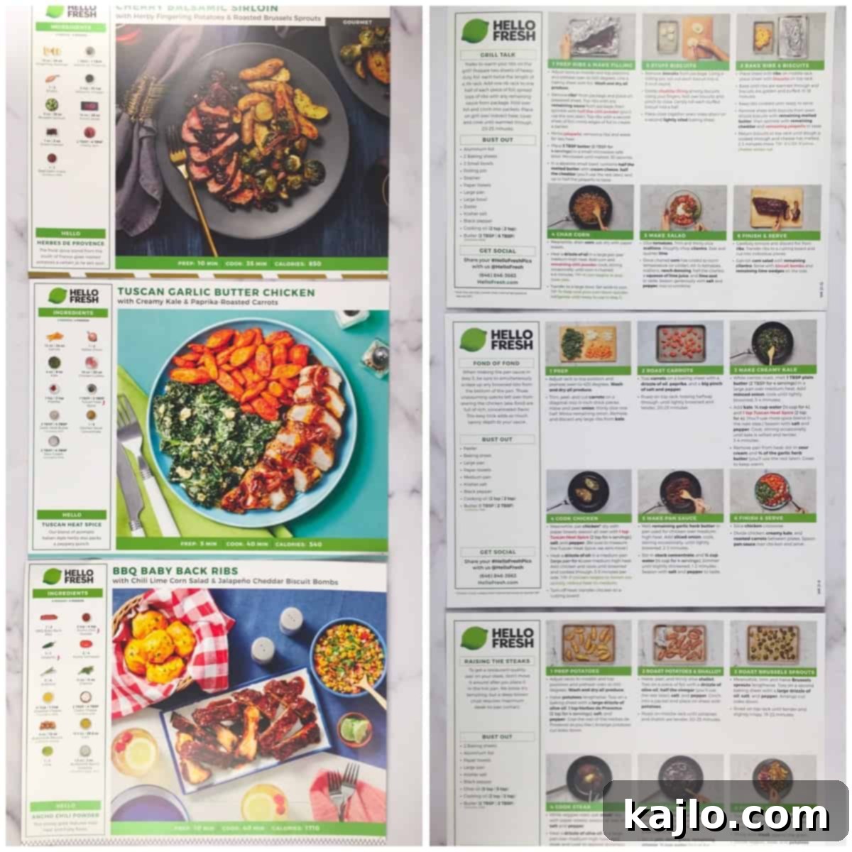 Green Chef vs Hello Fresh 2025 Review Cost Menu and More 8 hello fresh recipe cards