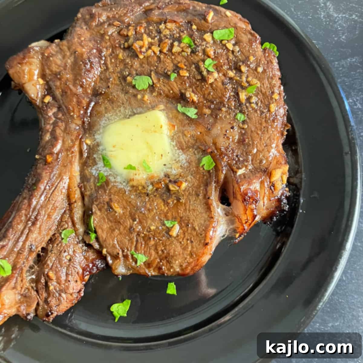 Perfect Bone-In Ribeye in the Air Fryer 2 air fryer bone in ribeye