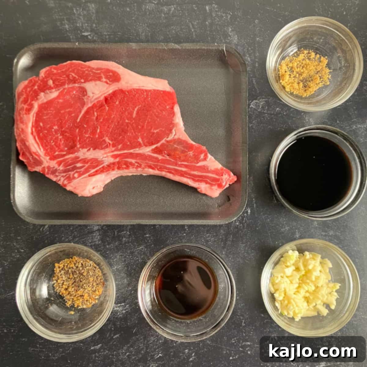 Perfect Bone-In Ribeye in the Air Fryer 3 air fryer bone in ribeye ingredients