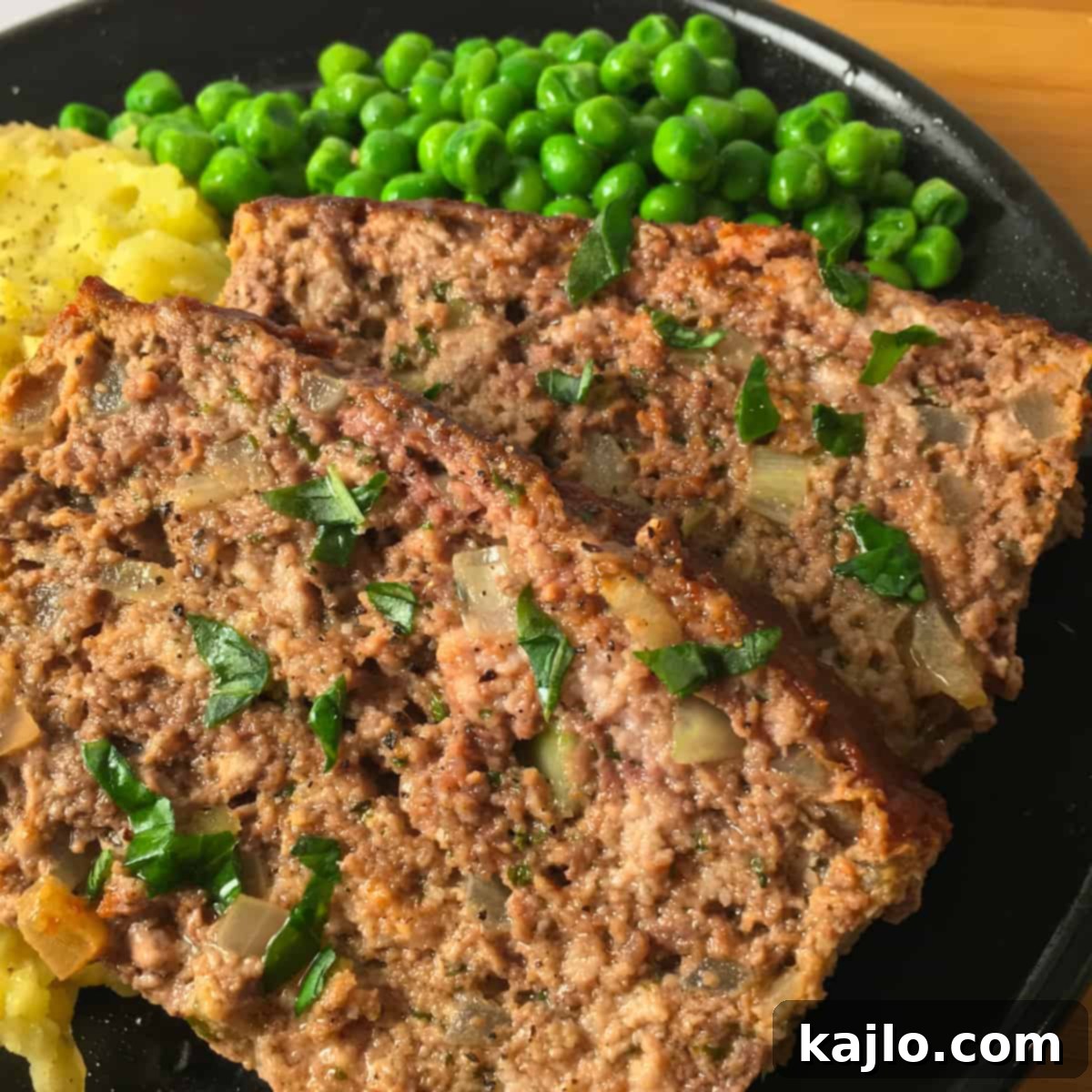 meatloaf peas potatoes