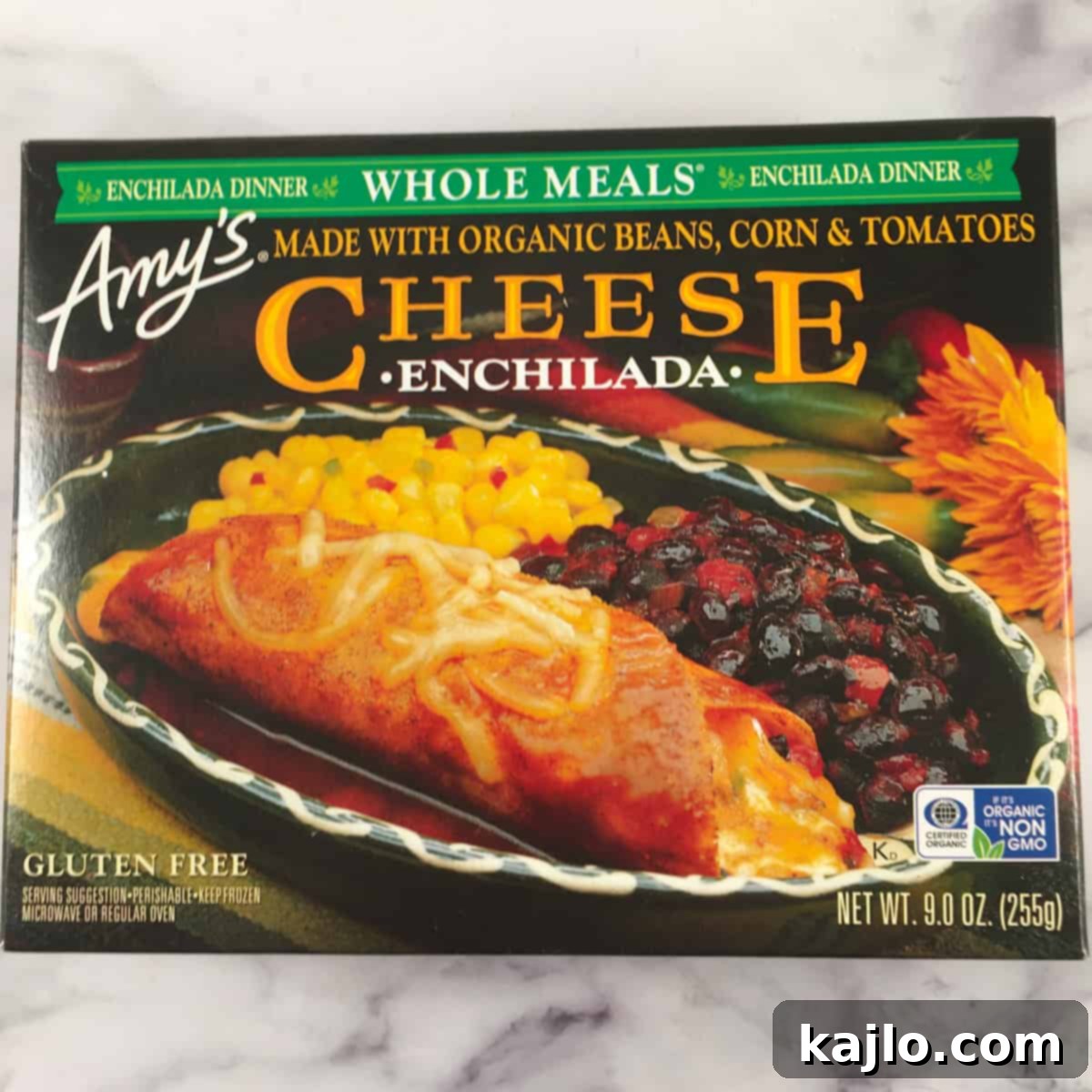 amy's vegetarian enchilada meal