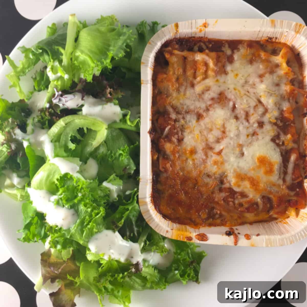 air fryer frozen lasagna